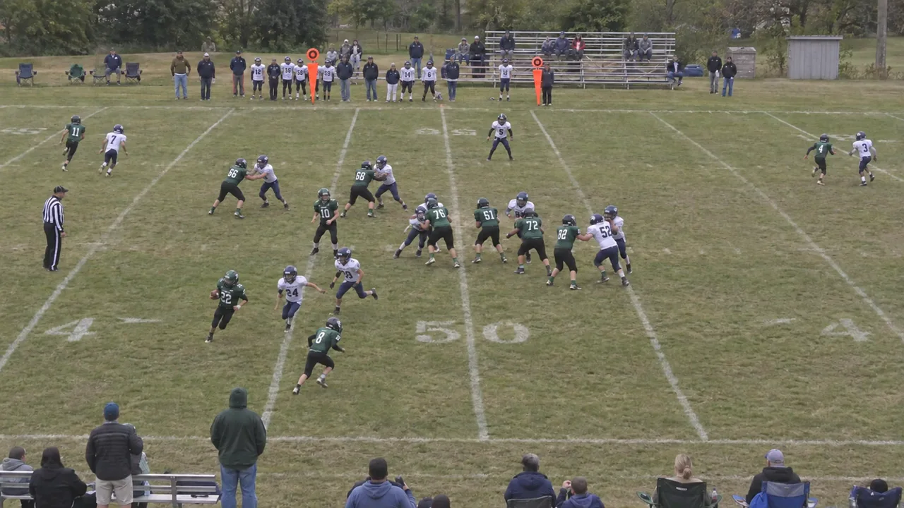 Football game action